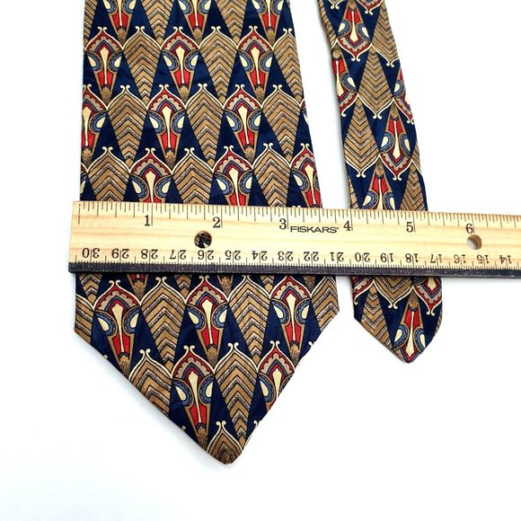 Gant Mens Necktie Designer Retro Accessory Office Work Casual Dad Gift - Picture 3 of 5